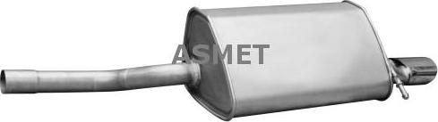 Asmet 01.026 - Silenziatore posteriore autozon.pro