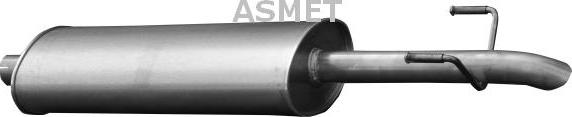 Asmet 02.043 - Silenziatore posteriore autozon.pro