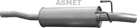 Asmet 02.054 - Silenziatore posteriore autozon.pro