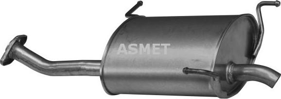 Asmet 14.025 - Silenziatore posteriore autozon.pro