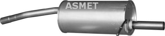 Asmet 10.116 - Silenziatore posteriore autozon.pro