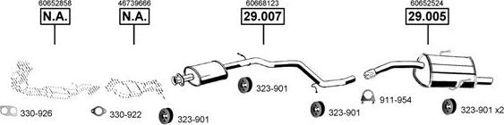 Asmet AL290415 - Impianto gas scarico autozon.pro