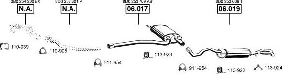 Asmet AU060175 - Impianto gas scarico autozon.pro