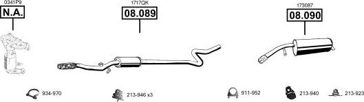 Asmet CI090930 - Impianto gas scarico autozon.pro