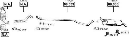 Asmet CI090975 - Impianto gas scarico autozon.pro