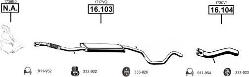 Asmet CI091755 - Impianto gas scarico autozon.pro