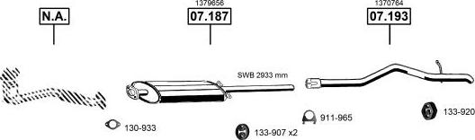 Asmet FO075185 - Impianto gas scarico autozon.pro