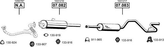 Asmet FO075245 - Impianto gas scarico autozon.pro