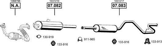 Asmet FO075260 - Impianto gas scarico autozon.pro