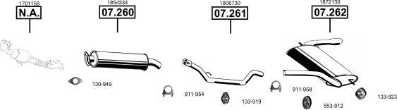 Asmet FO072151 - Impianto gas scarico autozon.pro