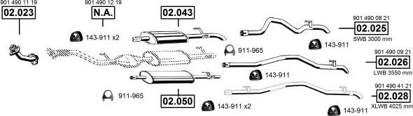 Asmet ME012402 - Impianto gas scarico autozon.pro