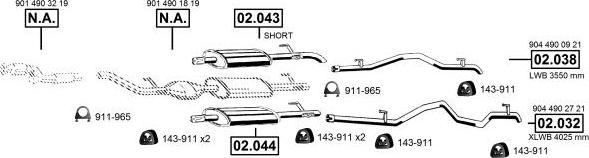 Asmet ME012510 - Impianto gas scarico autozon.pro