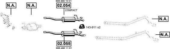 Asmet ME012531 - Impianto gas scarico autozon.pro