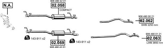 Asmet ME012310 - Impianto gas scarico autozon.pro