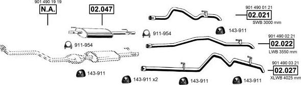 Asmet ME012382 - Impianto gas scarico autozon.pro