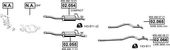 Asmet ME012370 - Impianto gas scarico autozon.pro