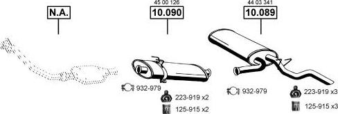 Asmet OP054010 - Impianto gas scarico autozon.pro