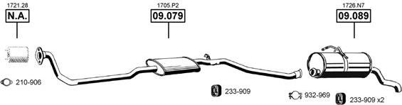 Asmet PE080700 - Impianto gas scarico autozon.pro