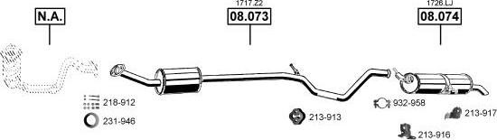 Asmet PE082800 - Impianto gas scarico autozon.pro