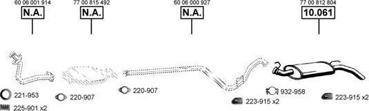 Asmet RE101430 - Impianto gas scarico autozon.pro