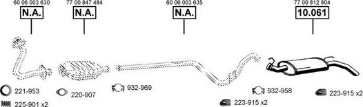 Asmet RE101320 - Impianto gas scarico autozon.pro