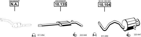 Asmet RE103000 - Impianto gas scarico autozon.pro