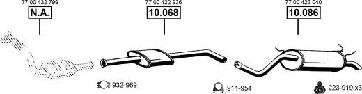 Asmet RE102335 - Impianto gas scarico autozon.pro