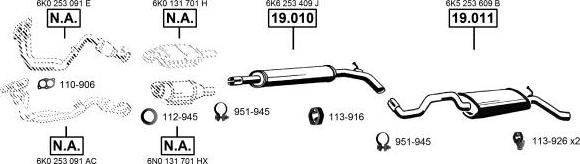 Asmet SE190630 - Impianto gas scarico autozon.pro