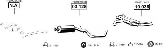 Asmet SE190346 - Impianto gas scarico autozon.pro