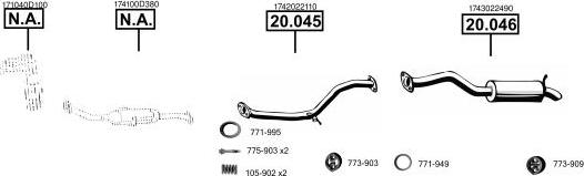 Asmet TO200515 - Impianto gas scarico autozon.pro