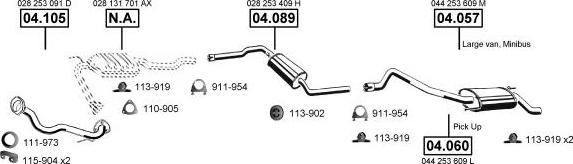 Asmet VA038505 - Impianto gas scarico autozon.pro