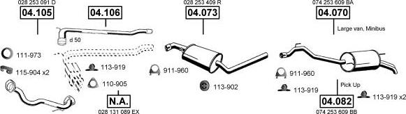 Asmet VA038510 - Impianto gas scarico autozon.pro