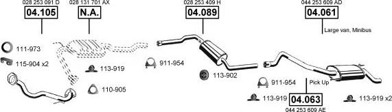 Asmet VA038695 - Impianto gas scarico autozon.pro