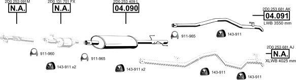 Asmet VA038066 - Impianto gas scarico autozon.pro