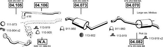 Asmet VA038700 - Impianto gas scarico autozon.pro