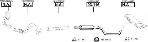 Asmet VA032805 - Impianto gas scarico autozon.pro