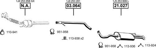 Asmet VA032710 - Impianto gas scarico autozon.pro