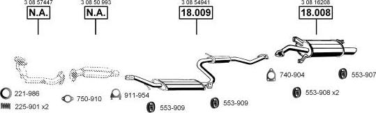 Asmet VO181470 - Impianto gas scarico autozon.pro