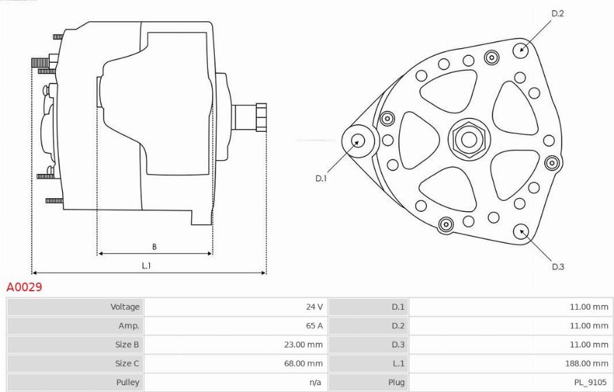 AS-PL A0029 - Alternatore autozon.pro