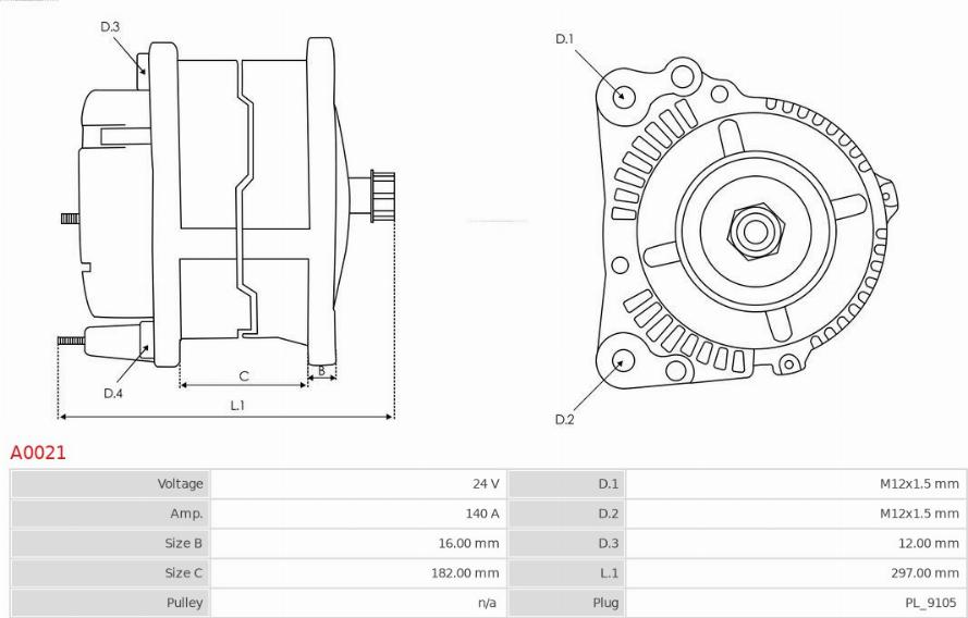 AS-PL A0021 - Alternatore autozon.pro