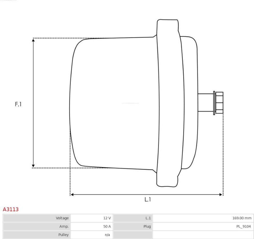 AS-PL A3113 - Alternatore autozon.pro