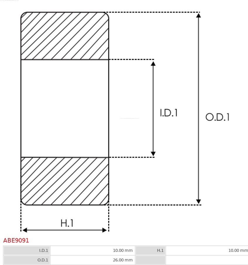 AS-PL ABE9091 - Supporto / Cuscinetto autozon.pro