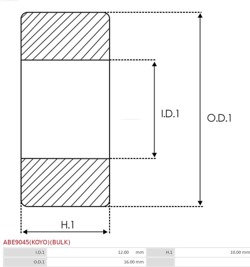 AS-PL ABE9045(KOYO)(BULK) - Supporto / Cuscinetto autozon.pro