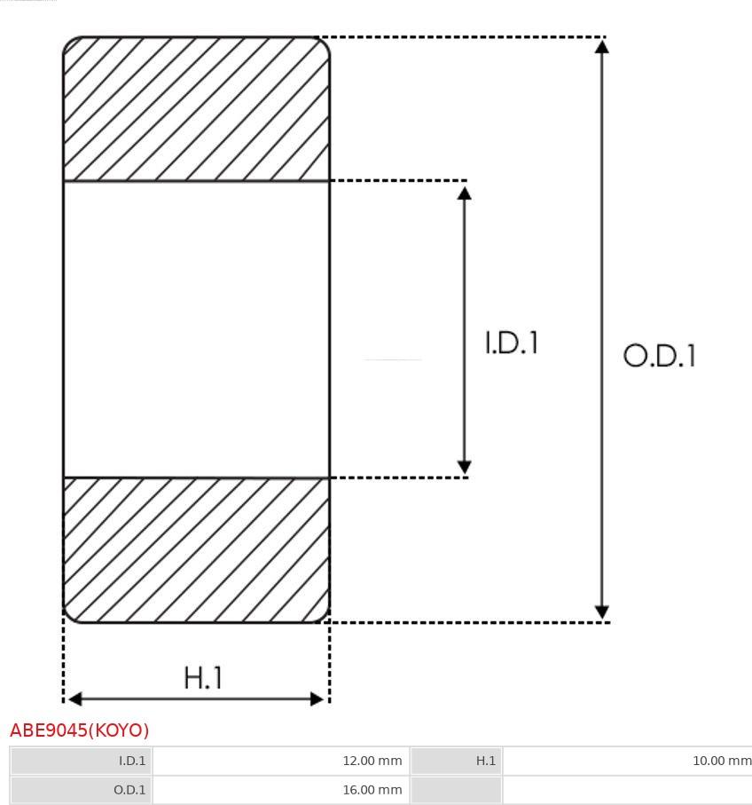 AS-PL ABE9045(KOYO) - Supporto / Cuscinetto autozon.pro