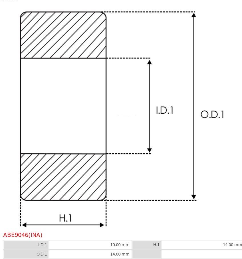 AS-PL ABE9046(INA) - Supporto / Cuscinetto autozon.pro