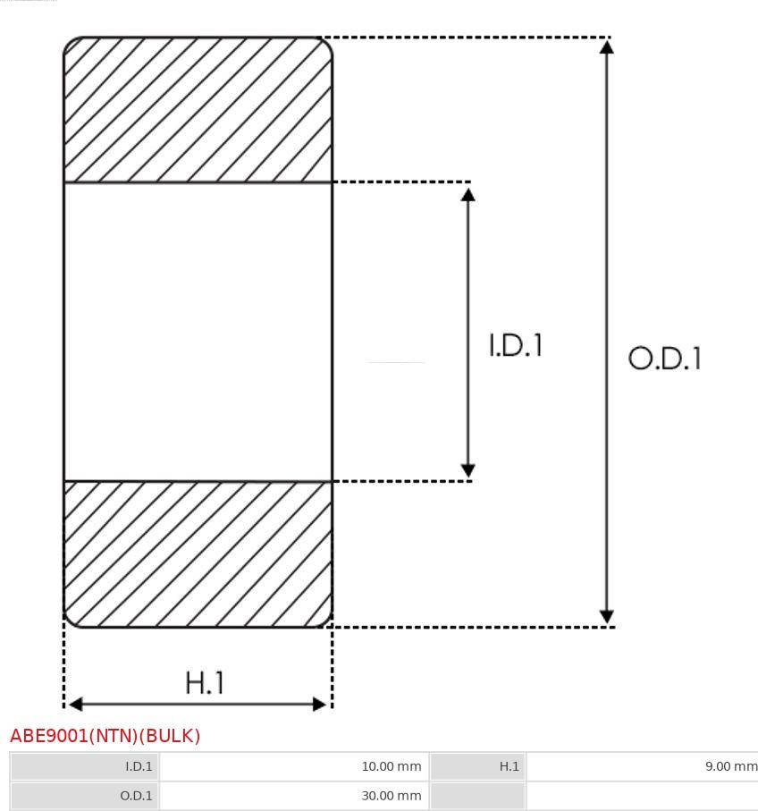 AS-PL ABE9001(NTN)(BULK) - Supporto / Cuscinetto autozon.pro