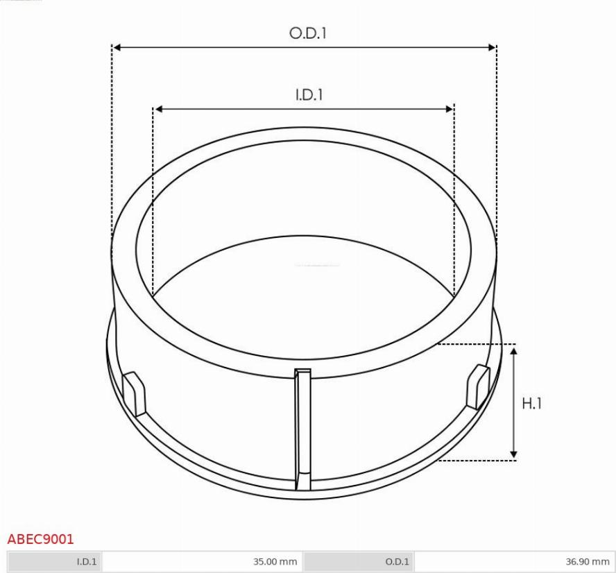 AS-PL ABEC9001 - Cappuccio protettivo, Alternatore autozon.pro