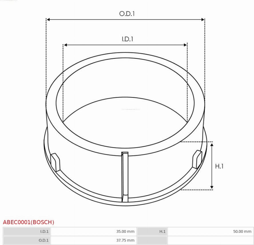 AS-PL ABEC0001(BOSCH) - Cappuccio protettivo, Alternatore autozon.pro