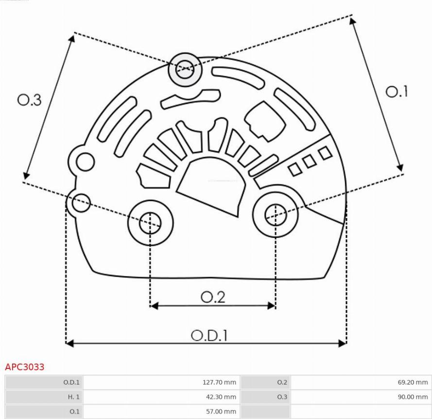 AS-PL APC3033 - Cappuccio protettivo, Alternatore autozon.pro