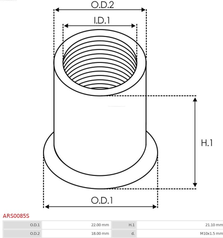 AS-PL ARS0085S - Kit riparazione, Alternatore autozon.pro